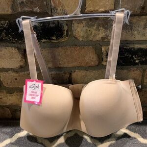 Maidenform Self Expressions Womens Wireless Strapless Bra 40D SE0015 NEW